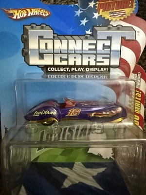 New Hot Wheels connect cars collect all states Louisiana phantastique #18 2008 - Image 1 of 4