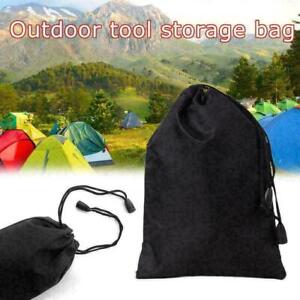 Storage Bag Drawstring Nylon Waterproof Dustproof Pouch FAST✨ For Outdoor `-`