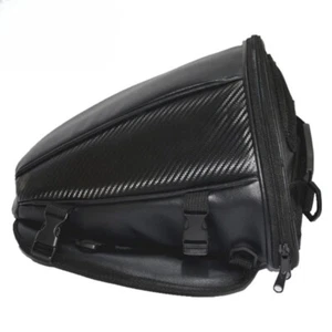 Waterproof Tail Bag Sport Luggage Saddle Riding Rear Bag Motorcycle Scooter - Picture 1 of 11