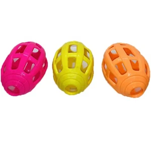 Dog Ball Bright Good Boy Football Large TPR Rugby Ball Fluorescent - 21cm - - Picture 1 of 4