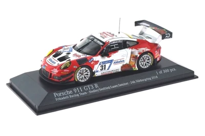 Porsche 911 (991 II) GT3 R Frikadelli Racing 24 Nürburgring 2018 MINICHAMPS 1: - Immagine 1 di 4
