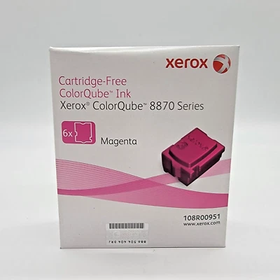 Xerox 108R00951 Cartridge-Free ColorQube Ink Box of 6 -Magenta - Image 1 of 2