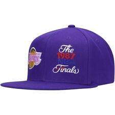 Mitchell & Ness Los Angeles Lakers 1987 Finals Adjustable Snapback Hat Cap NEW
