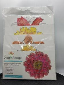 Easy Arranger 5 Pack With Attachable Gems Floral Arrangement Flower Vase Inserts
