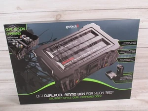 Gioteck DF-1 Dual Fuel Ammo Box Twin Controller Charging Dock for Xbox 360 - Zdjęcie 1 z 13