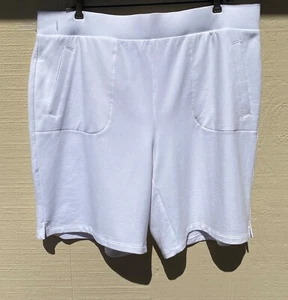 T by Talbots white shorts pockets inseam 9" new - Picture 1 of 5