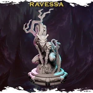 Dungeons & Dragons Playable Character - Female Tiefling Ravessa - Rogue, Ranger - Picture 1 of 8