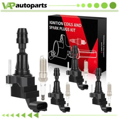 4 bobinas de encendido y bujía para Chevrolet Malibu 2007-2008 2,2 L L4 Foto 1 de 4