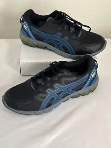 ASICS Gel-Quantum 90 Men’s Size 9 SAMPLE 1201A064 Shoes BLACK Blue Yellow NEW - Picture 1 of 7