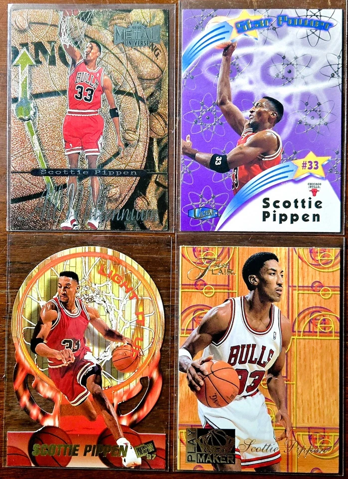 Assorted Scottie Pippen Cards You Pick Base, Inserts, Parallel HOF Chicago Bulls - Image 1 of 1