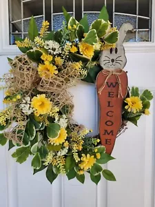 Spring/Easter handcrafted wreath - Picture 1 of 5