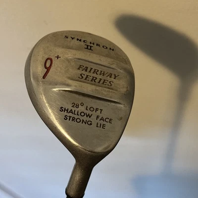 Synchron II Fairway Series 9 Wood Plus Shallow Face Strong Lie 28* Graphite R - Image 1 of 4