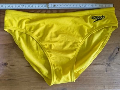 SPEEDO Herren Badehose Gr. D4 / US 32 gelb TOP Endurance+ 36 cm - Bild 1 von 4