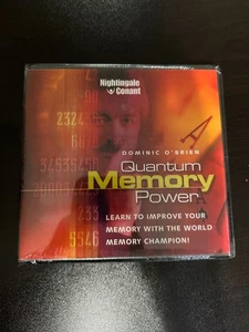 QUANTUM MEMORY POWER DOMINIC O’BRIEN CD SET BY NIGHTINGALE CONANT MEMORY CHAMP - Picture 1 of 2