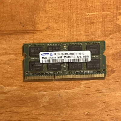 Apple Mac Laptop 2GB RAM Upgrade stick 12800s PC3 DDR3 Various Samsung Crucial - Image 1 of 2