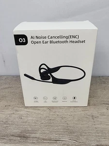 CXK Open Ear Headphones with Mic, Bluetooth Headset with AI Noise Cancellation - Picture 1 of 2