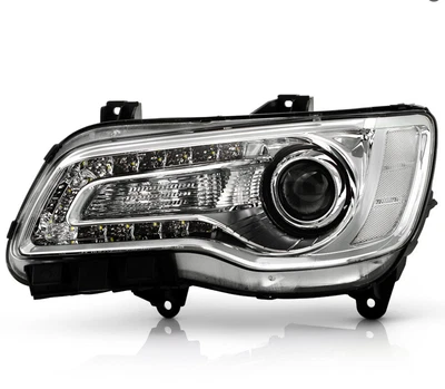 For 2015-2023 Chrysler 300 Chrome Halogen Headlight LED DRL Projector Driver Foto 1 de 4