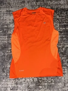 LAYER 8 PERFORMANCE SLEEVELESS ORANGE QUICK DRY SIZE M - Picture 1 of 2