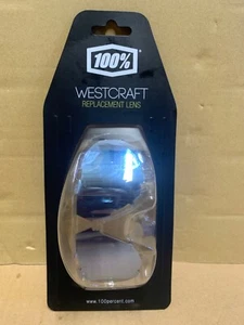 100 % Westcraft Brille Ersatz Dual Hiper blaue mehrschichtige verspiegelte Gläser - Bild 1 von 5