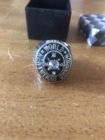 1952 Rocky Marciano Heavyweight Boxing Championship Ring W/ BOX Cover