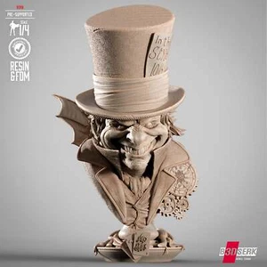Mad Hatter (Bust) 3D Print - unbemalter Modellbausatz - Bild 1 von 8