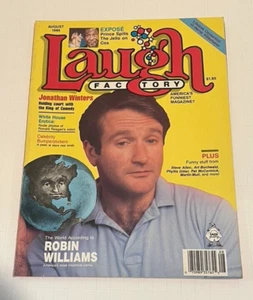 Laugh Factory Magazine August 1986 Robin Williams - Imagen 1 de 3