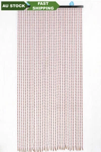 Wooden Door Curtain Blinds Handmade Fly Screen Wooden Beads Room Divider 木珠门帘