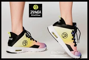 ZUMBA ZAPATOS DE TOP ALTO MEDIO ENTRENADORES ZAPATILLAS DE BAILE EliteZWear Convención Exclusivo - Imagen 1 de 12