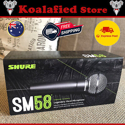 Shure SM58 S Wired Vocal Microphone With On/Off Switch - Black - AUS Seller • 114.99$