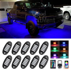 Lámpara de luz de roca LED RGB de 10 cápsulas + aplicación para Chevrolet Silverado 2500 HD - Imagen 1 de 12