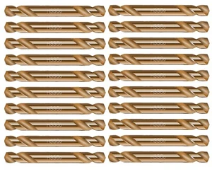 HSS Cobalt Drill Bit Double End 1/8" M35 Short Twist Drill Bit Steel Metal-20Pcs - Picture 1 of 9
