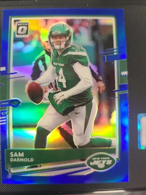 2020 Donruss Optic Football 🔥 Sam Darnold Blue 48/179 New York Jets - Image 1 of 2