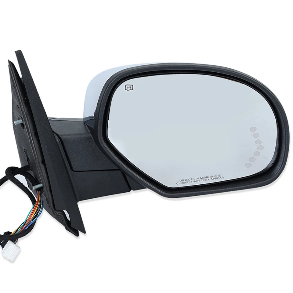 Espejo retrovisor lateral derecho cromado para Chevrolet GMC Tahoe Suburban Yukon XL 1500 2500 07-14 Foto 1 de 4