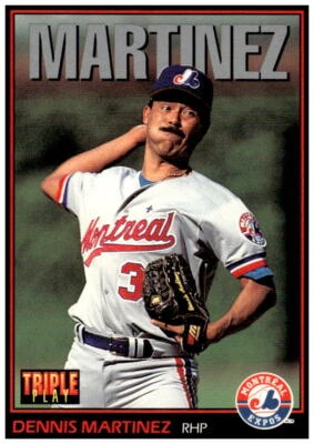 1993 Triple Play #74 Dennis Martinez NM - Image 1 of 2