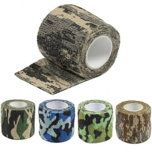 Stealth Webbing Tape Army Camo Camouflage Wrap Rifle Shooting Hunting FW - Picture 1 of 18