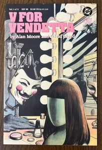 V PARA VENDETTA #1 ALAN MOORE DC COMICS SEPTIEMBRE 1988 FOTOS DE ALTA CALIDAD - Imagen 1 de 3