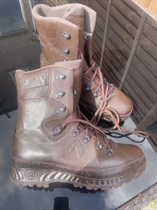 HAIX Cold Wet Weather Brown British Army Boots Walking Boots - 10M #24 - Picture 1 of 7