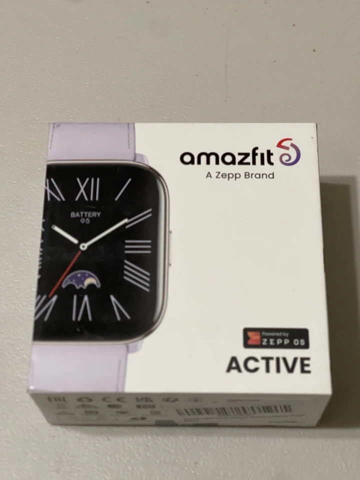Amazfit Active Smart Watch 42mm, GPS Maps with Direction, Lavender Brand New NIB - Image 1 of 2