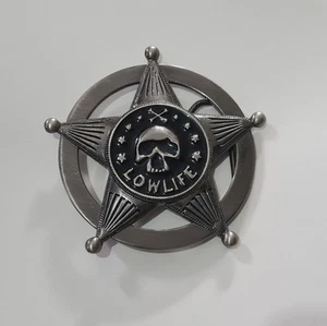 Lowlife Belt Buckle - Sheriff Badge - Picture 1 of 2