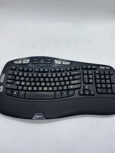 Logitech Wireless Comfort Wave Tastiera Ergonomica con Dongle K350 (senza piedini) - Foto 1 di 7