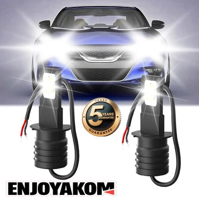 Kit de bombillas antiniebla LED para Nissan Máxima 1986-2006 8000lm 6000K 2 piezas Foto 1 de 4