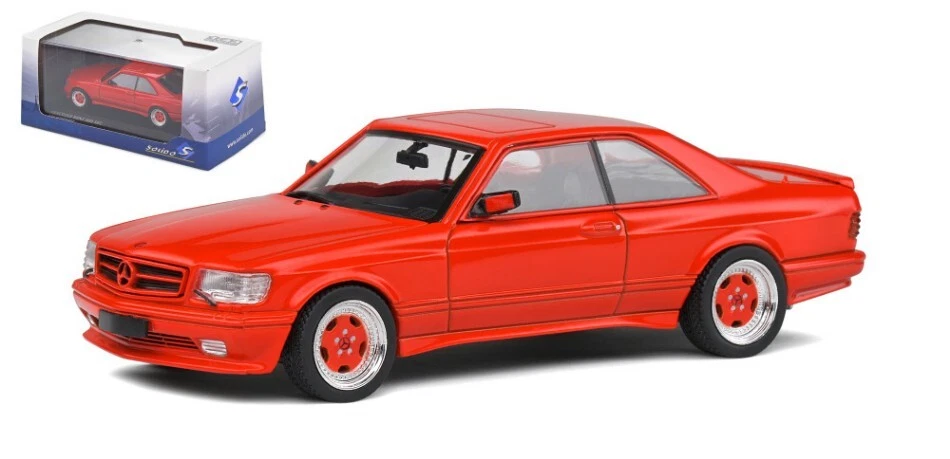 MERCEDES 560 SEC AMG 1990 Modellino auto scala 1:43 Solido modellismo diecast - Immagine 1 di 1