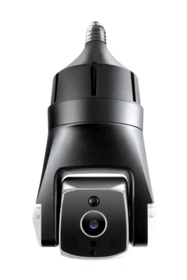 AMARYLLO Triton Biometric Auto Tracking Outdoor Light Bulb Security Camera - Image 1 of 4