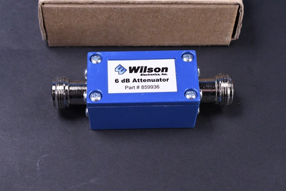  Wilson Electronics 859936 6 dB Attenuator N Female Connectors 50 Ohm - Image 1 of 1