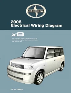 2006 SCION xB Wiring Diagrams Schematics Layout Factory OEM - Picture 1 of 1