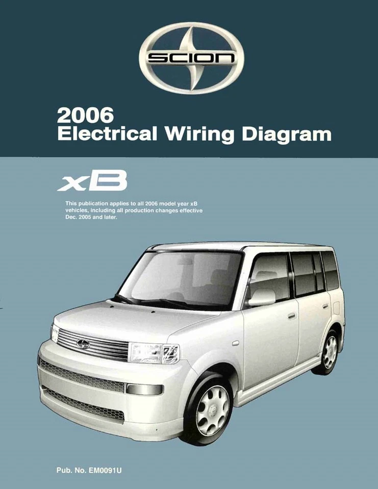 Diagramas de cableado SCION xB 2006 esquemas diseño de fábrica OEM Foto 1 de 1