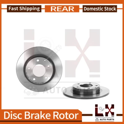 Conjunto de rotores de freio traseiros Brembo de alto desempenho original para Mazda 626 1993 1994 1995 96 - Imagem 1 de 4