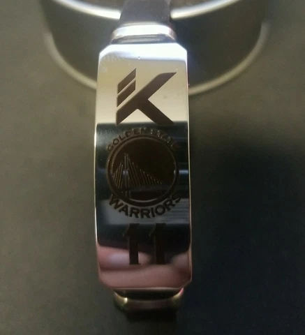 Golden  State  WarNBA Basketball Silicon Wristband Stainless steel Klay Thompso Cover