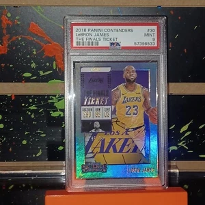 2018 Panini Contenders Lebron James Finals Ticket  Holo SP  PSA 9 /99 LAKERS NBA - Picture 1 of 2