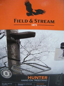 FIELD & STREAM HANG - ON TREE STAND 24 x 20" Platform Full Body Safety Harness - Picture 1 of 5